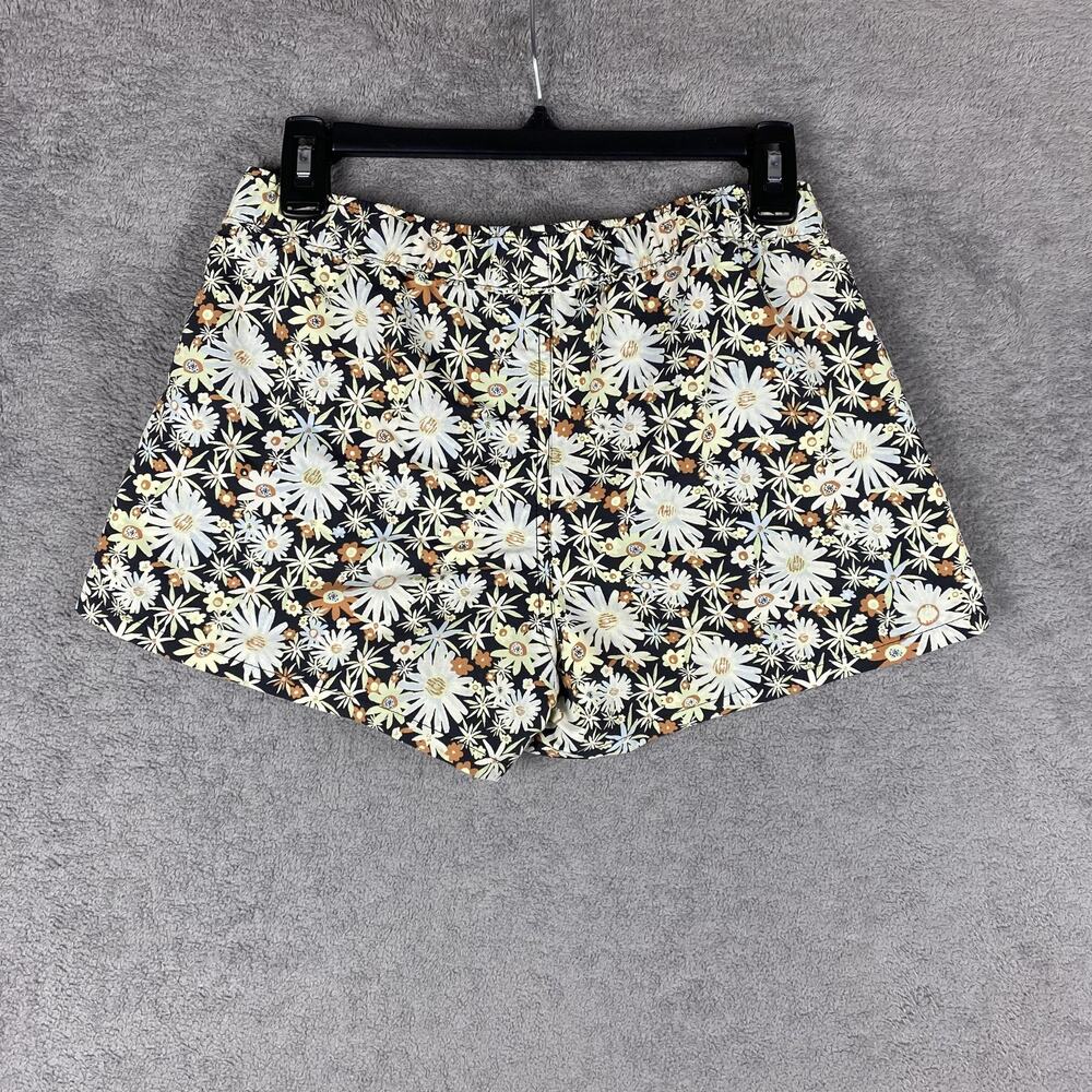 Patagonia Shorts Womens XS Barely Baggies Black Daisy Floral Summer Y2K Festival - Picture 4 of 13